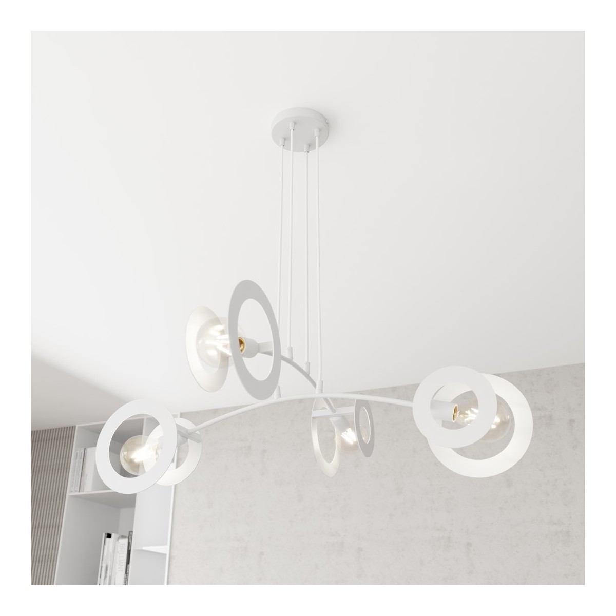 Emibig EUFORIA 4 WH EM1414/4 kolor biały z kategorii lampy wiszące