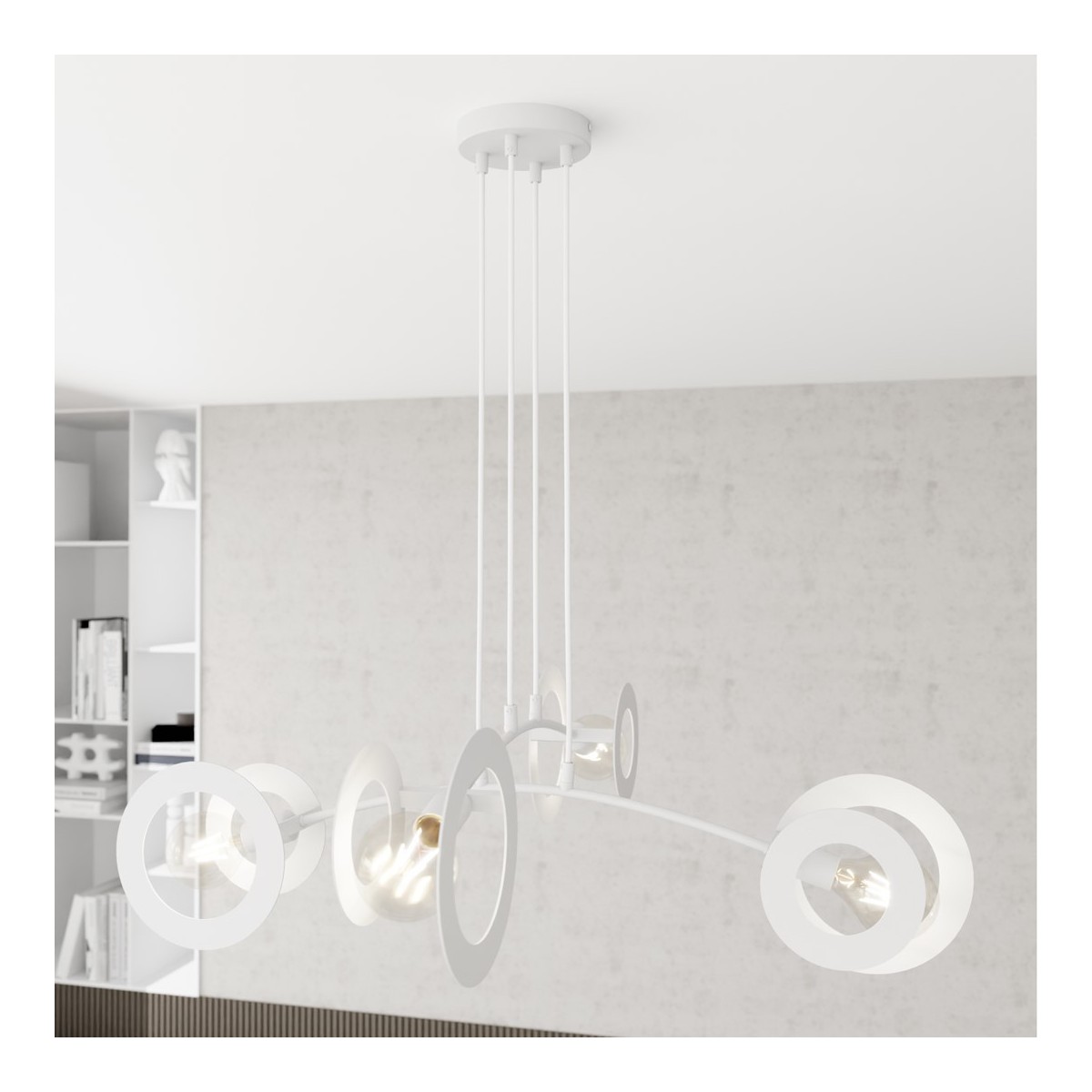 Emibig EUFORIA 4 WH EM1414/4 kolor biały z kategorii lampy wiszące