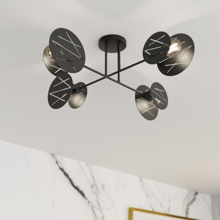 Emibig FRICK 4 BL EM1415/4 kolor czarny z kategorii lampy sufitowe