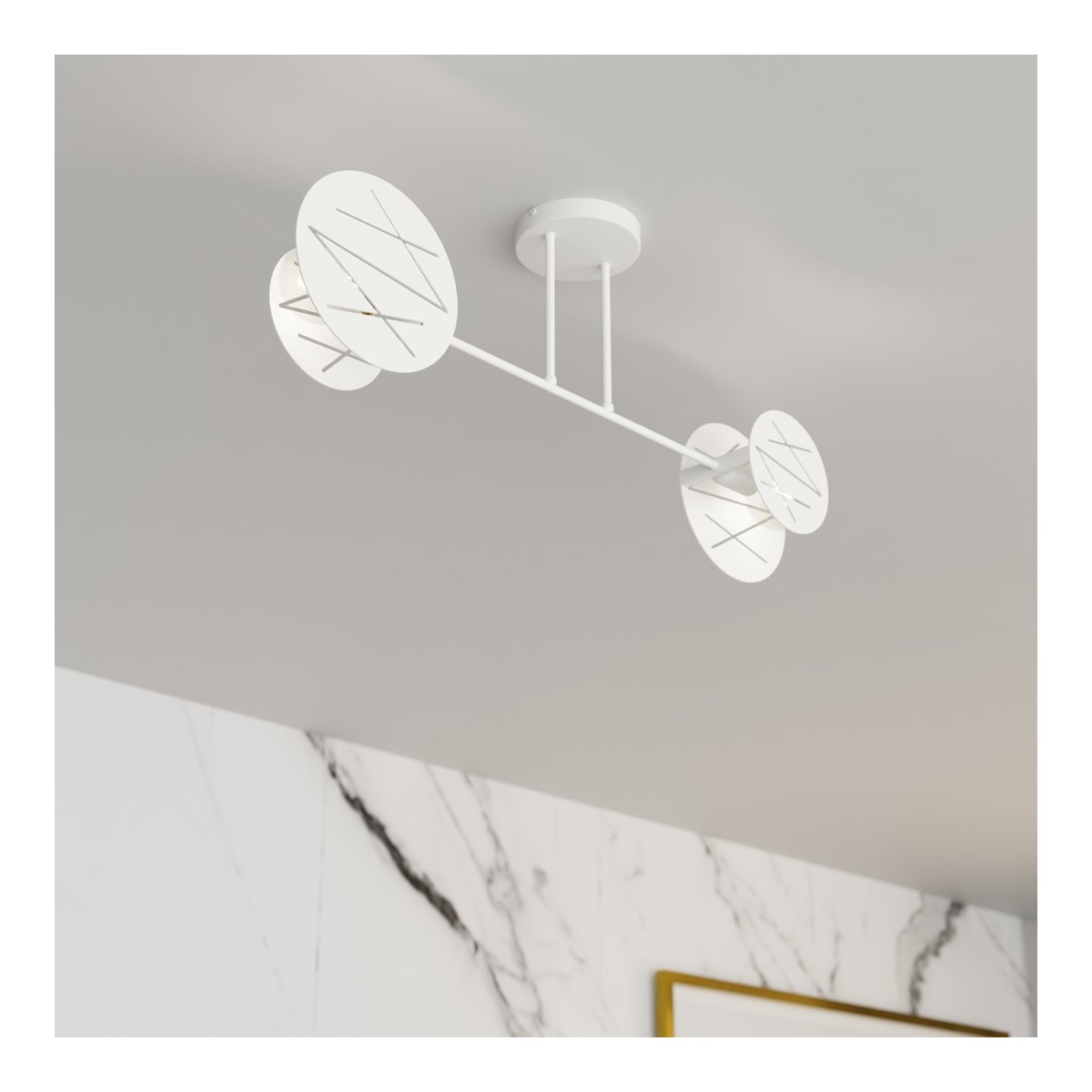 Emibig FRICK 2 WH EM1416/2 kolor biały z kategorii lampy sufitowe