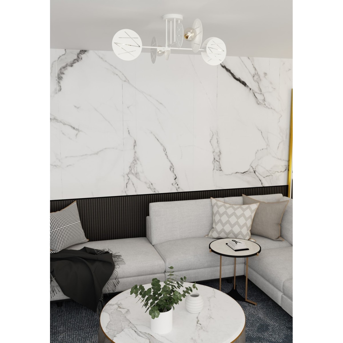 Emibig FRICK 4 WH EM1416/4 kolor biały z kategorii lampy sufitowe