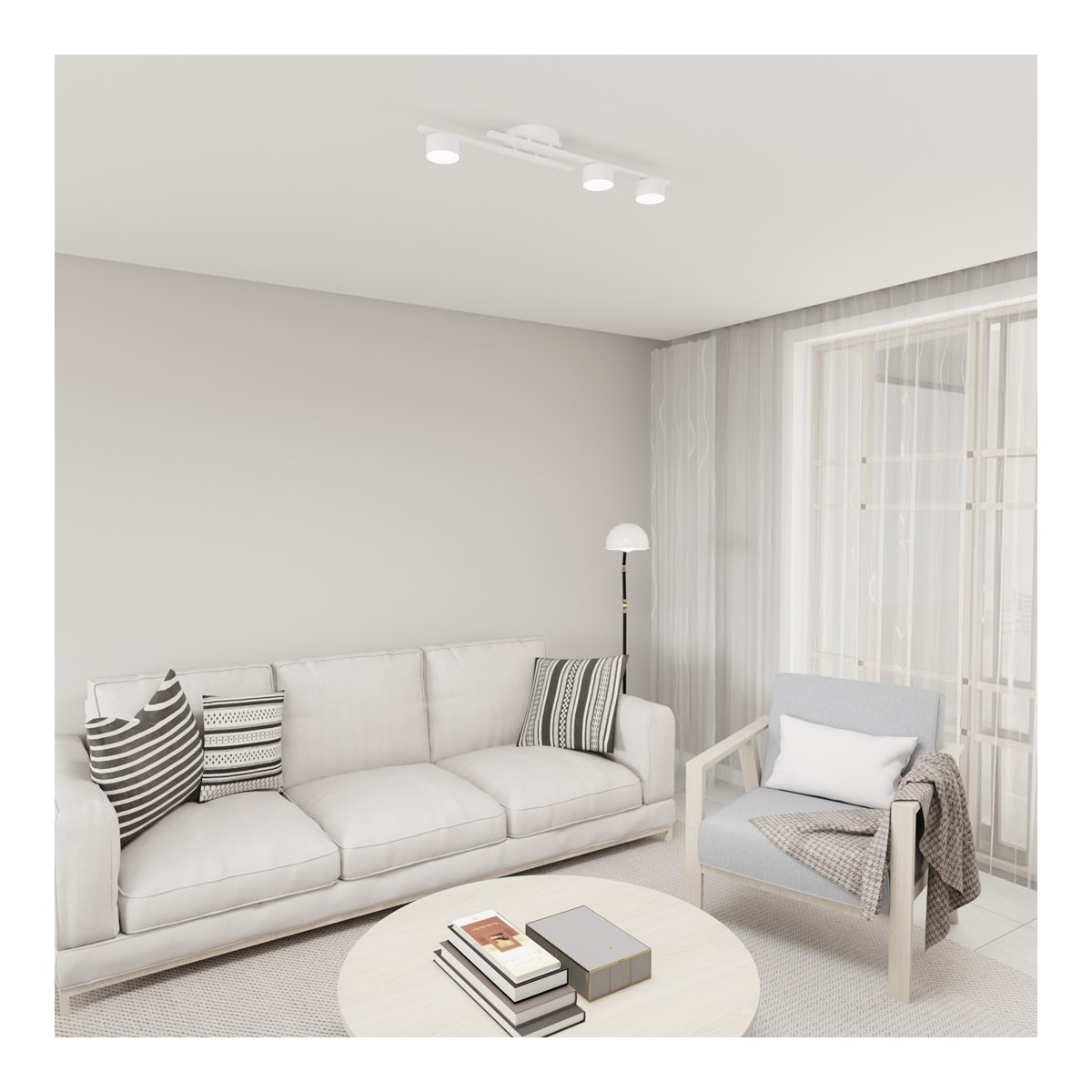 Emibig FRAGMENT 3 WH EM1418/3 kolor z kategorii lampy sufitowe