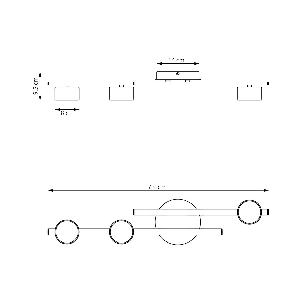 Emibig FRAGMENT 3 WH EM1418/3 kolor z kategorii lampy sufitowe