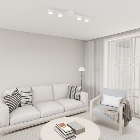 Emibig FRAGMENT 4 WH EM1418/4 kolor biały z kategorii lampy sufitowe