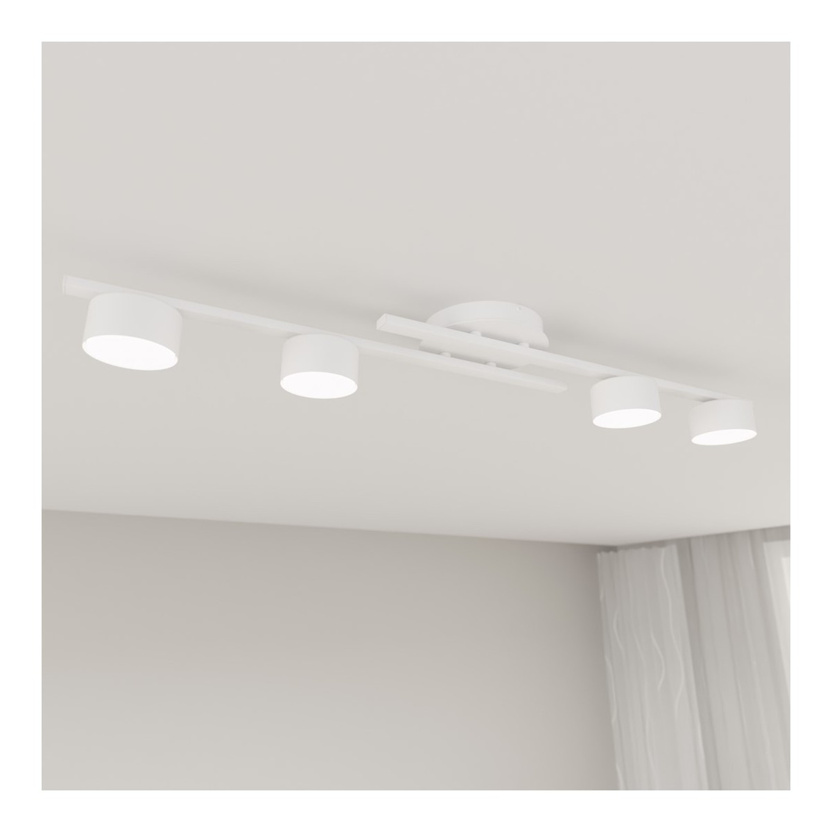 Emibig FRAGMENT 4 WH EM1418/4 kolor biały z kategorii lampy sufitowe