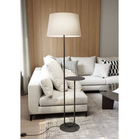 Emibig HOTEL LP BEIGE EM1421/LP1 kolor czarny z kategorii lampy podłogowe