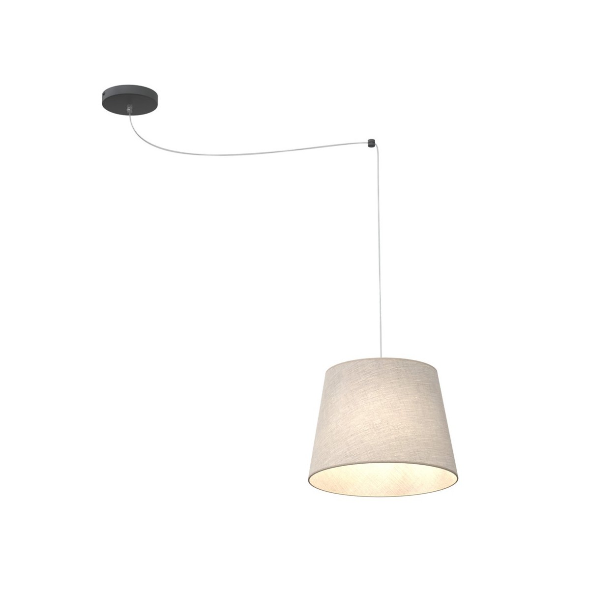 Emibig ASCOT 1 BEIGE EM1423/1 kolor czarny z kategorii lampy wiszące