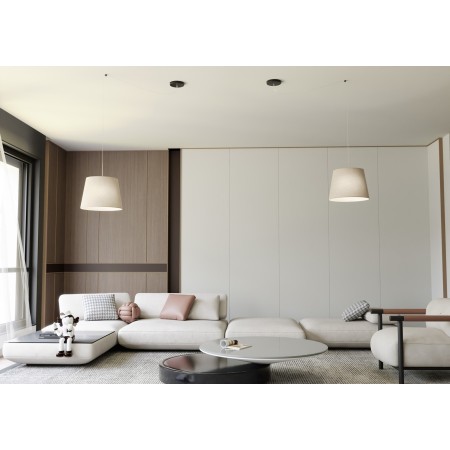 Emibig ASCOT 1 BEIGE EM1423/1 kolor czarny z kategorii lampy wiszące