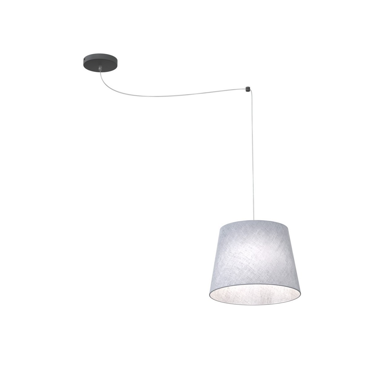 Emibig ASCOT 1 GRAY EM1424/1 kolor czarny z kategorii lampy wiszące