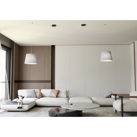 Emibig ASCOT 1 GRAY EM1424/1 kolor czarny z kategorii lampy wiszące