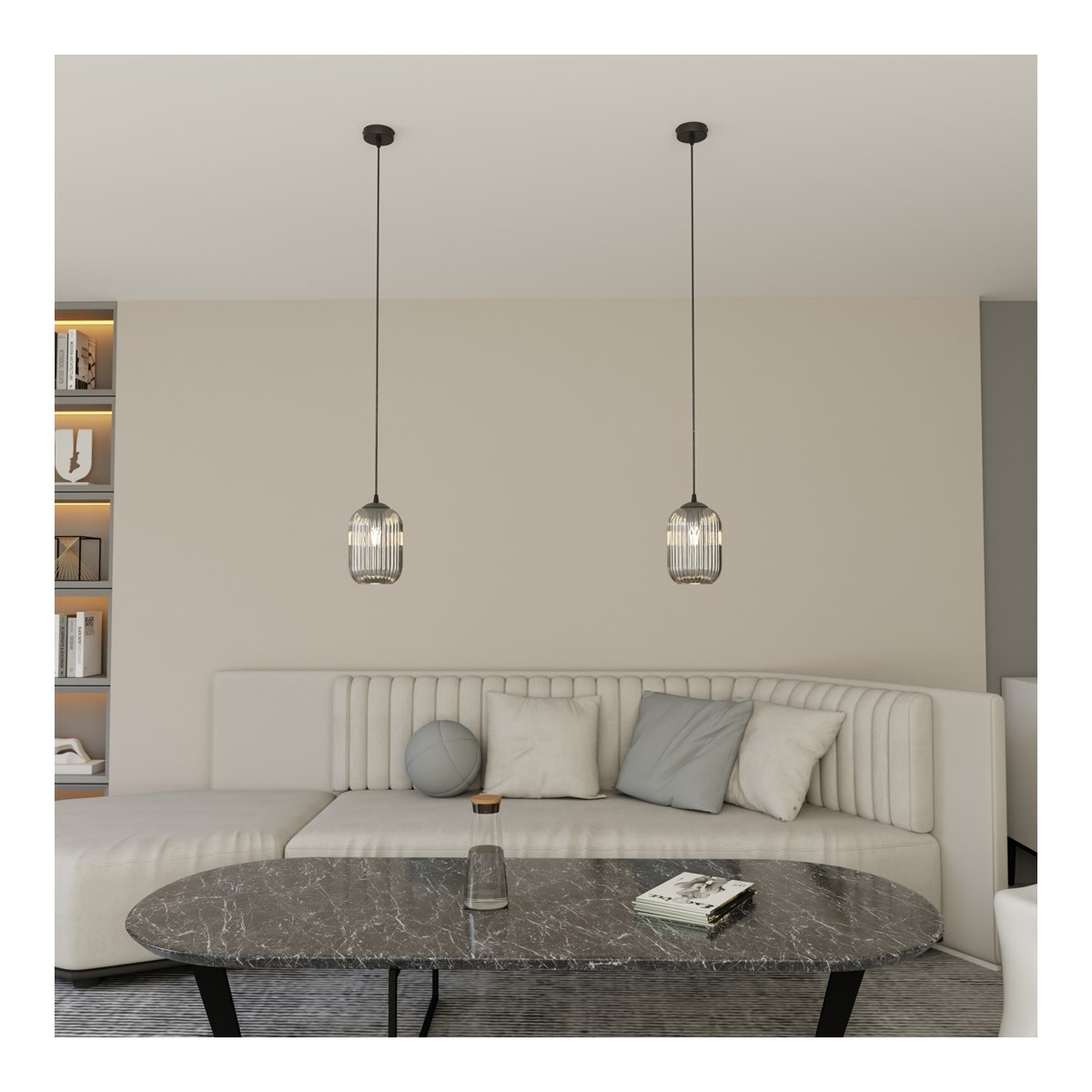 Emibig VERDI 1 BL GRAFIT EM1434/1 kolor czarny z kategorii lampy wiszące