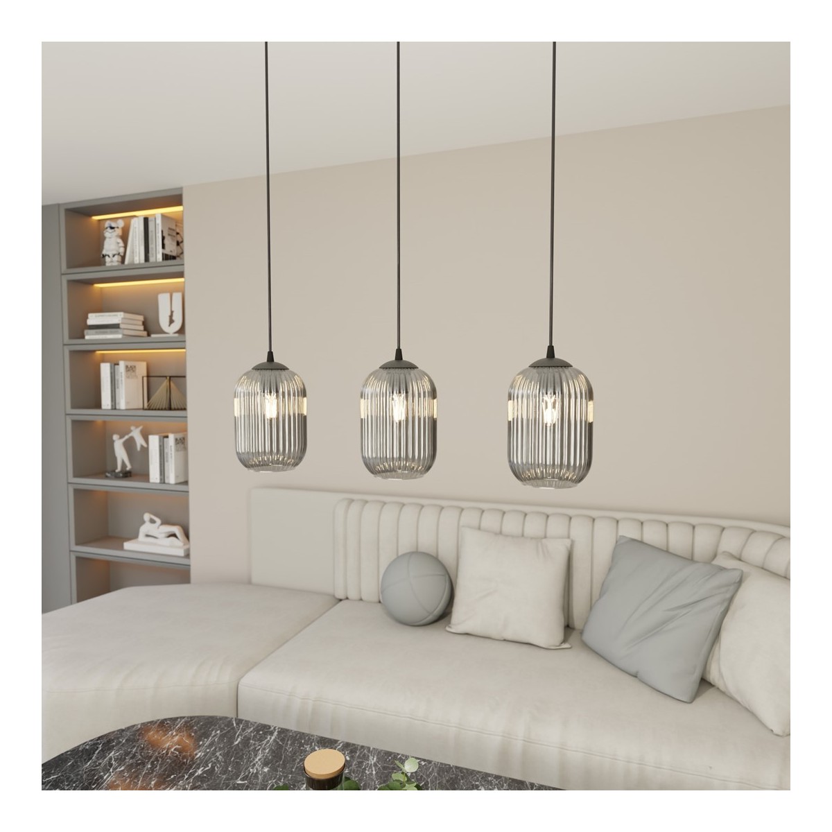 Emibig VERDI 3 BL GRAFIT EM1434/3 kolor czarny z kategorii lampy wiszące