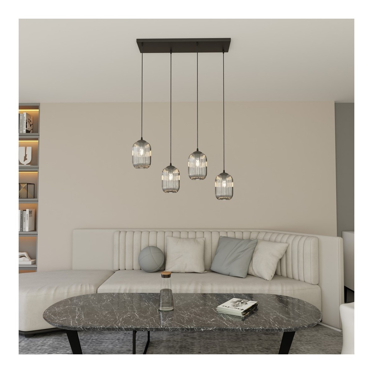 Emibig VERDI 4 BL GRAFIT EM1434/4 kolor czarny z kategorii lampy wiszące