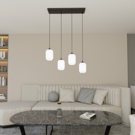 Emibig VERDI 4 BL OPAL EM1435/4 kolor czarny z kategorii lampy wiszące
