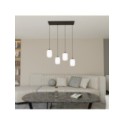 Emibig VERDI 4 BL OPAL EM1435/4 kolor czarny z kategorii lampy wiszące