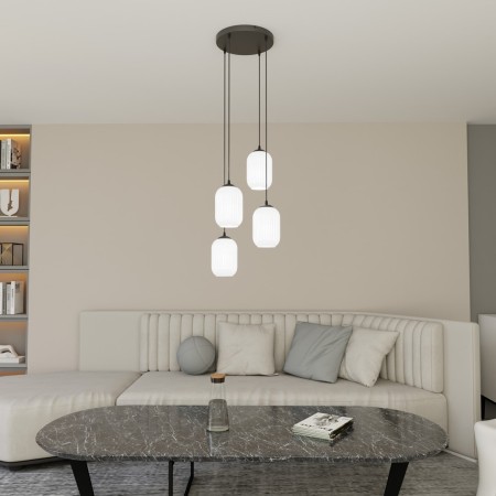 Emibig VERDI 4PREM BL OPAL EM1435/4PREM kolor czarny z kategorii lampy wiszące