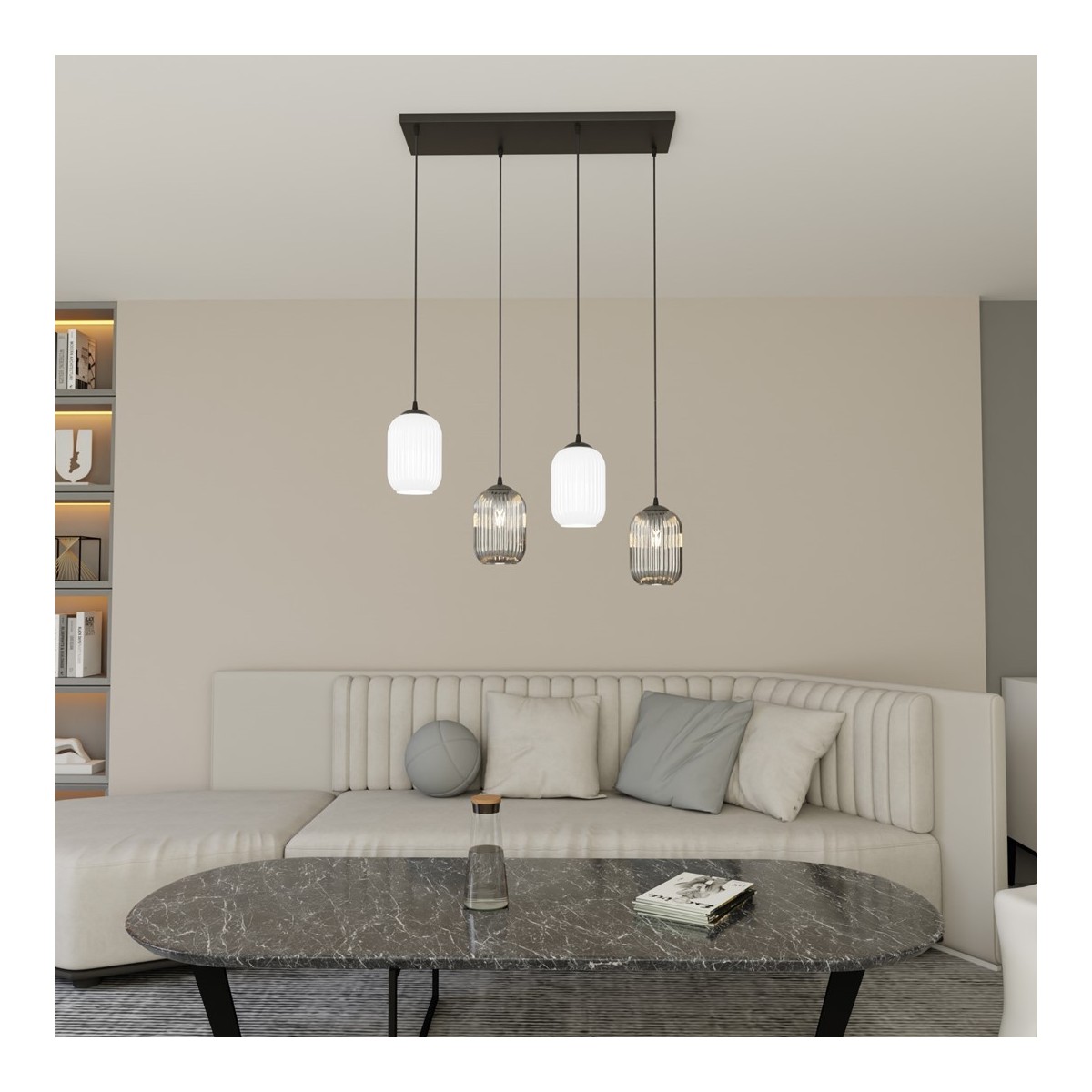 Emibig VERDI 4 BL MIX EM1436/4 kolor czarny z kategorii lampy wiszące