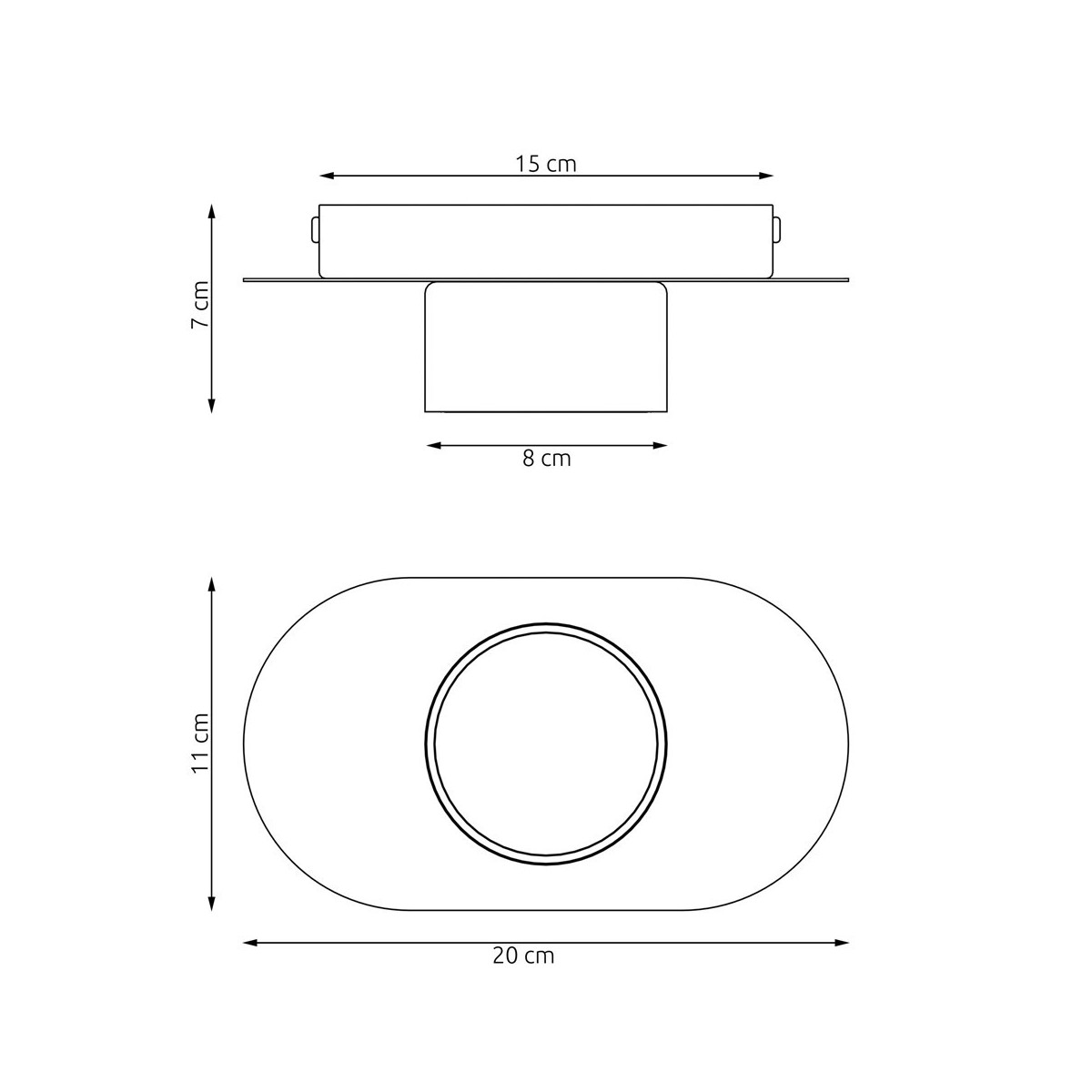Emibig DIAZ 1 BL EM1437/1 kolor czarny z kategorii lampy sufitowe