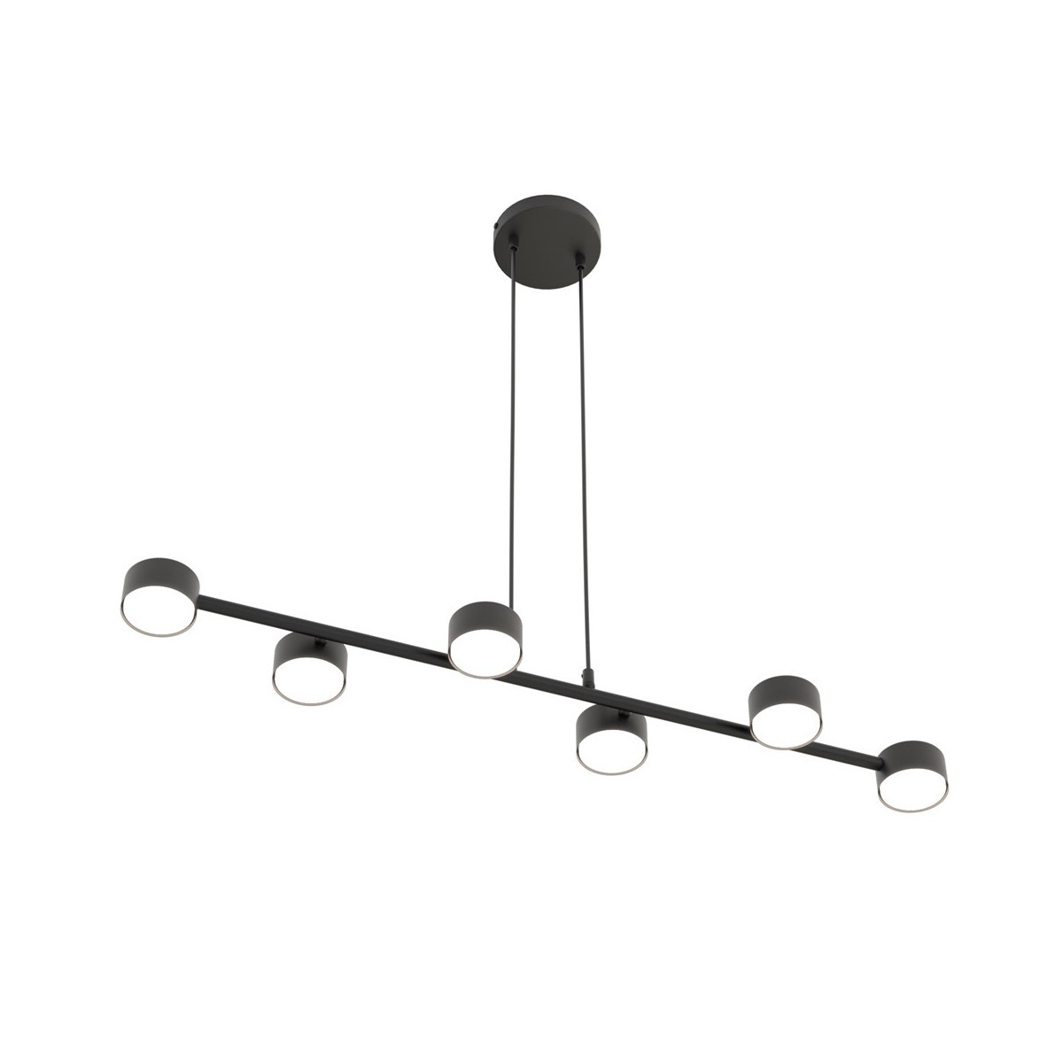 Emibig MEGARA 6 BL EM1439/6 kolor czarny z kategorii lampy wiszące