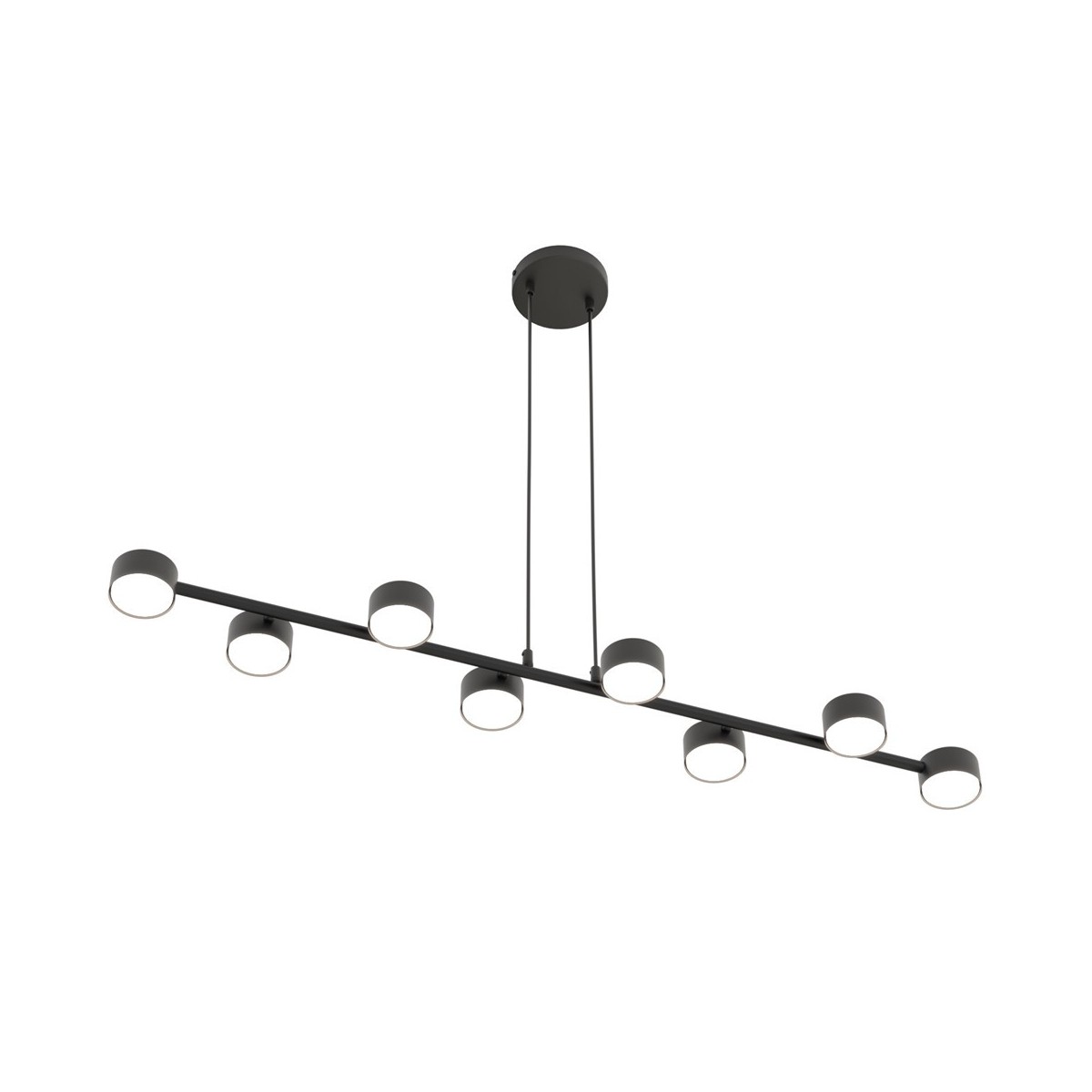 Emibig MEGARA 8 BL EM1439/8 kolor czarny z kategorii lampy wiszące