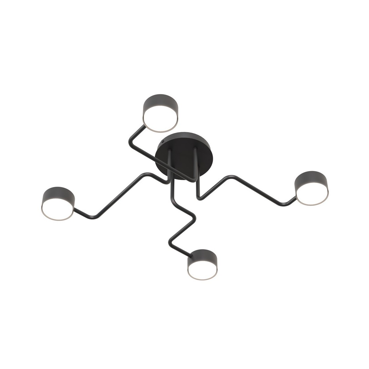 Emibig KURAGE 4 BL EM1442/4 kolor czarny z kategorii lampy wiszące