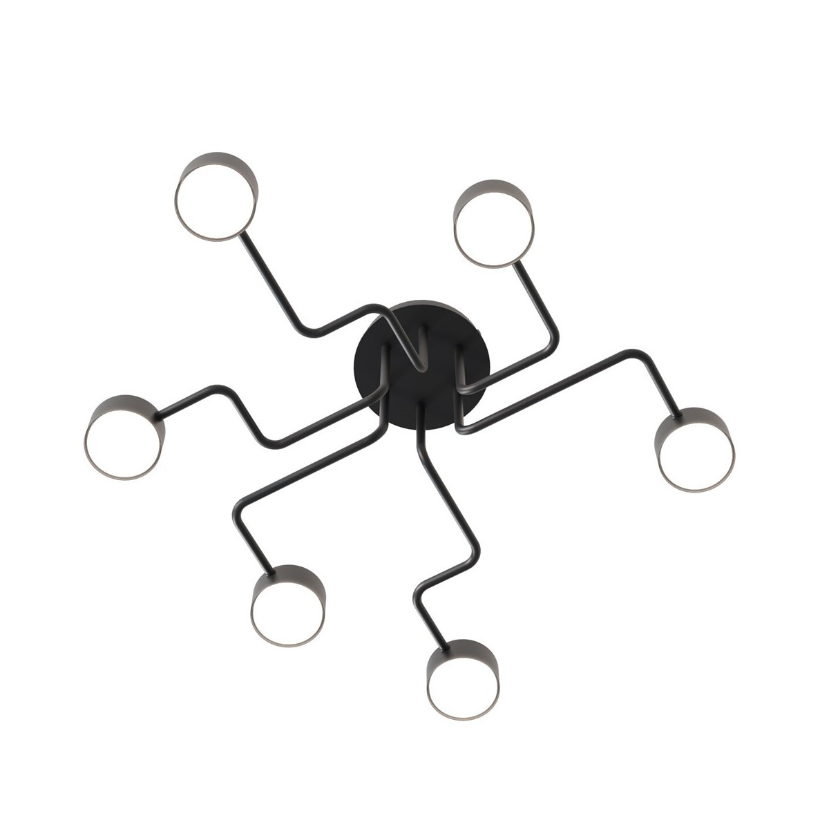 Emibig KURAGE 6 BL EM1442/6 kolor czarny z kategorii lampy wiszące