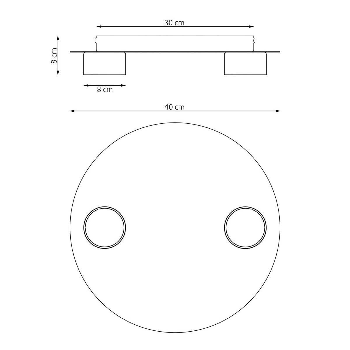 Emibig PIXO 2 BL EM1443/2 kolor czarny z kategorii lampy wiszące