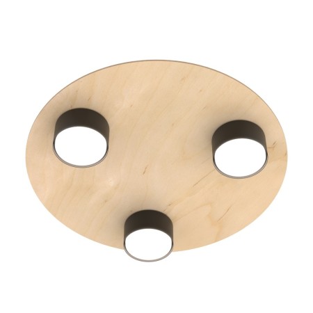 Emibig PIXO 3 BL EM1443/3 kolor czarny z kategorii lampy wiszące