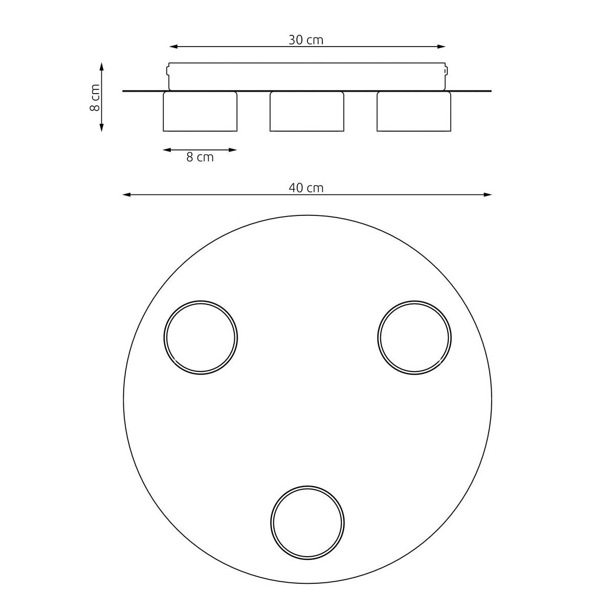 Emibig PIXO 3 BL EM1443/3 kolor czarny z kategorii lampy wiszące