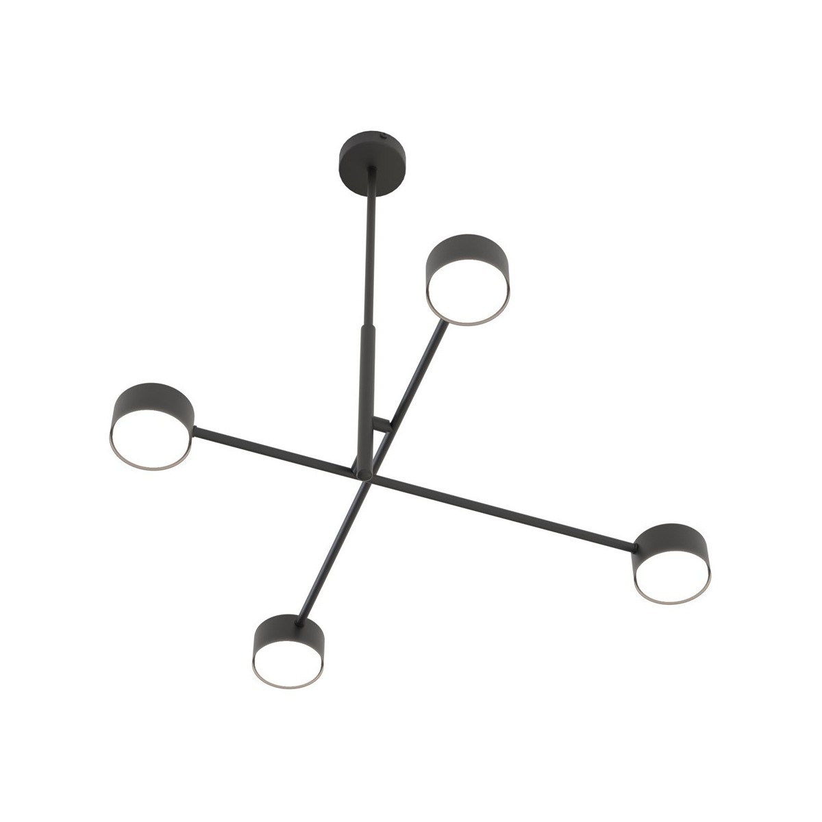 Emibig NATSU 4 BL EM1444/4 kolor czarny z kategorii lampy wiszące