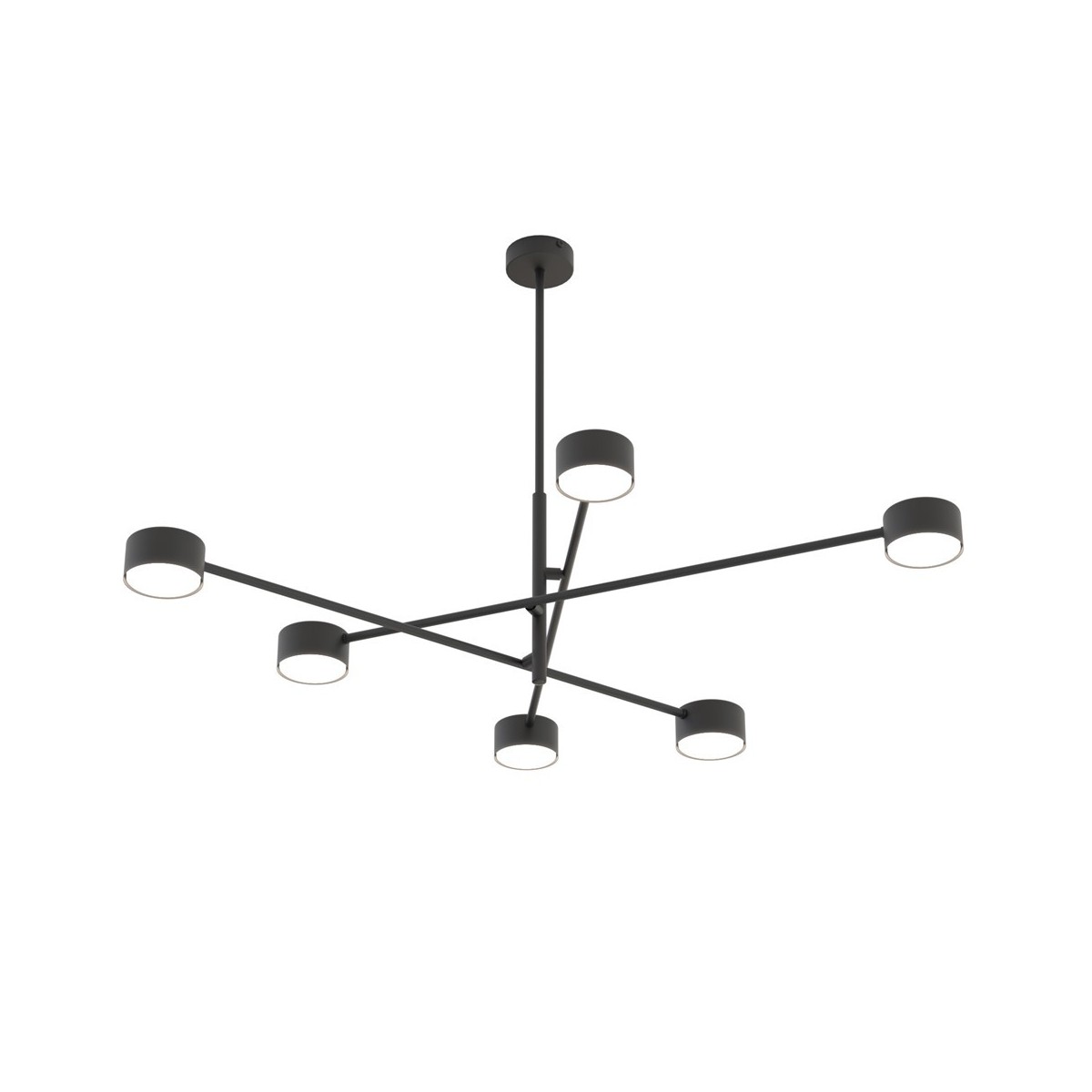 Emibig NATSU 6 BL EM1444/6 kolor czarny z kategorii lampy wiszące