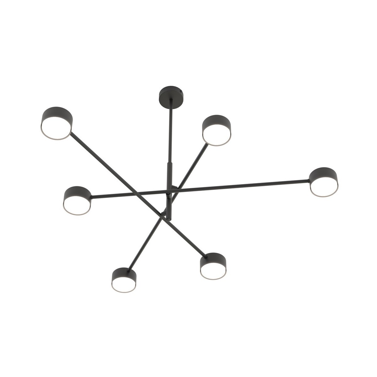 Emibig NATSU 6 BL EM1444/6 kolor czarny z kategorii lampy wiszące