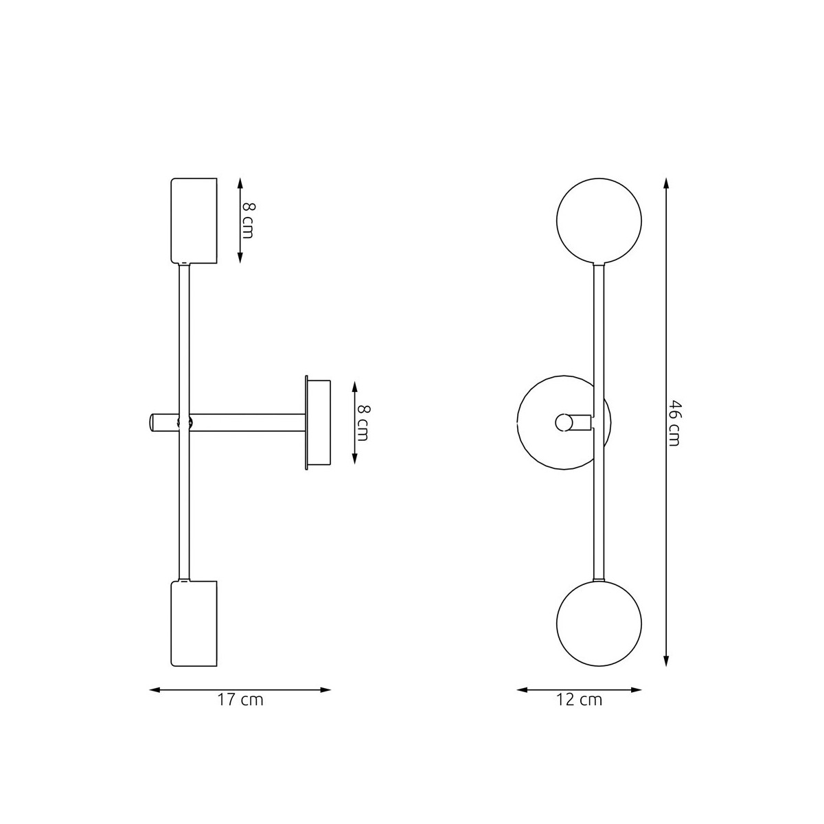 Emibig NATSU K2 BL EM1444/K2 kolor czarny z kategorii lampy wiszące
