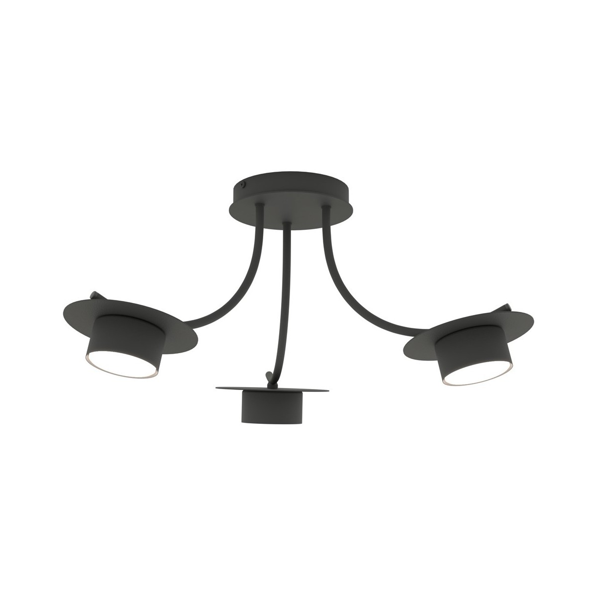 Emibig ENSO 3 BL EM1445/3 kolor czarny z kategorii lampy wiszące