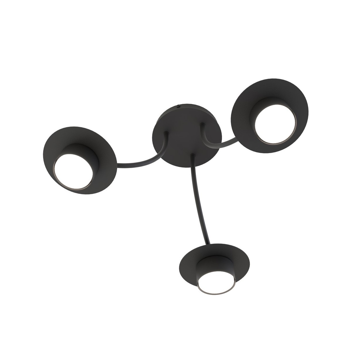 Emibig ENSO 3 BL EM1445/3 kolor czarny z kategorii lampy wiszące