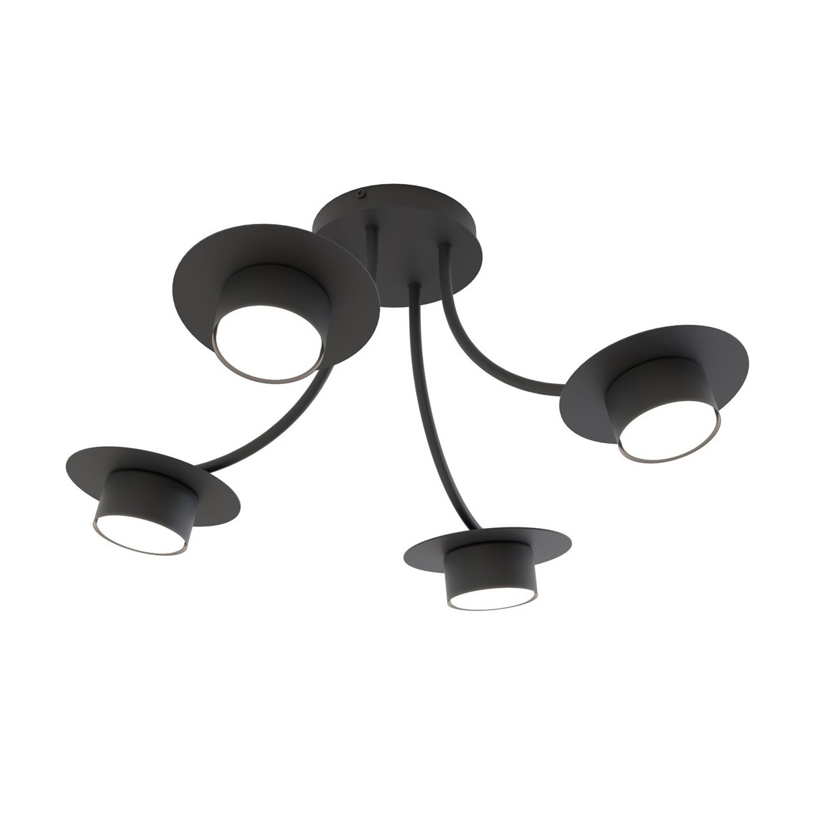 Emibig ENSO 4 BL EM1445/4 kolor czarny z kategorii lampy wiszące