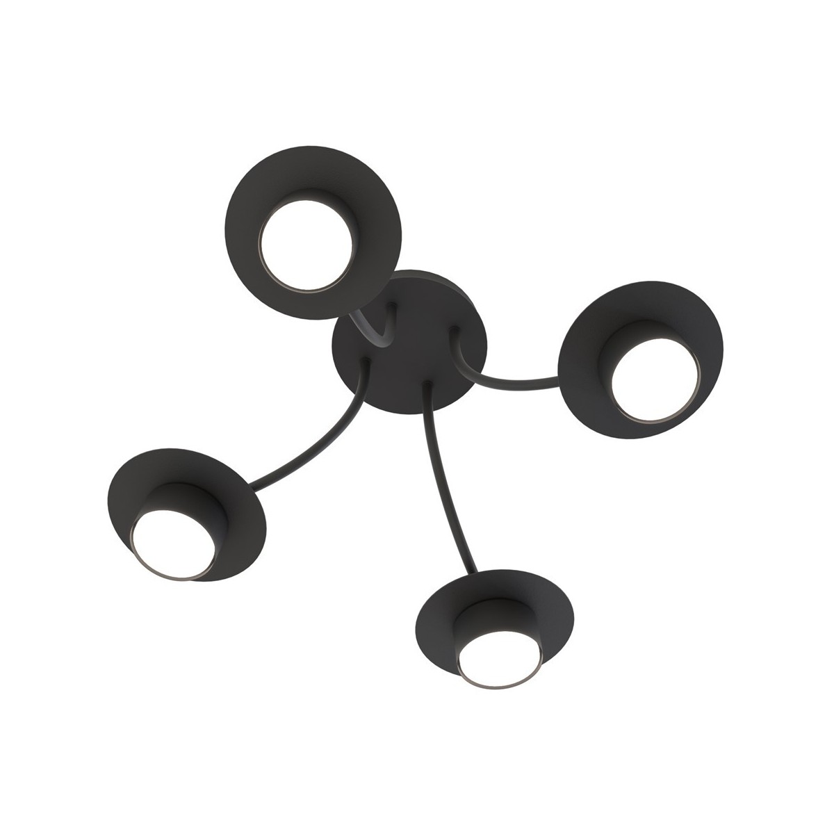 Emibig ENSO 4 BL EM1445/4 kolor czarny z kategorii lampy wiszące