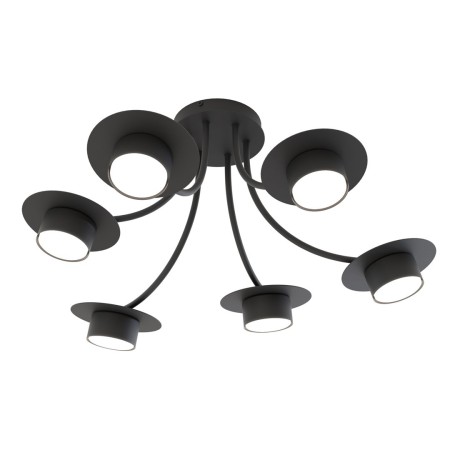 Emibig ENSO 6 BL EM1445/6 kolor czarny z kategorii lampy wiszące