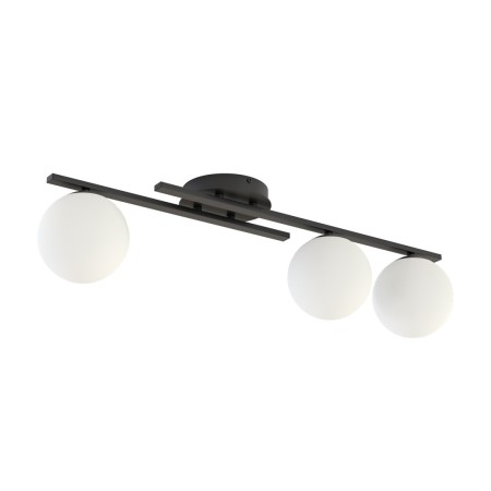 Emibig KAIRO 3 BL OPAL EM1446/3 kolor czarny z kategorii lampy wiszące
