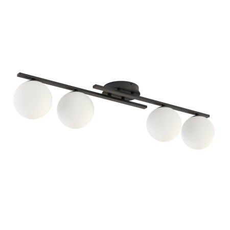 Emibig KAIRO 4 BL OPAL EM1446/4 kolor czarny z kategorii lampy wiszące