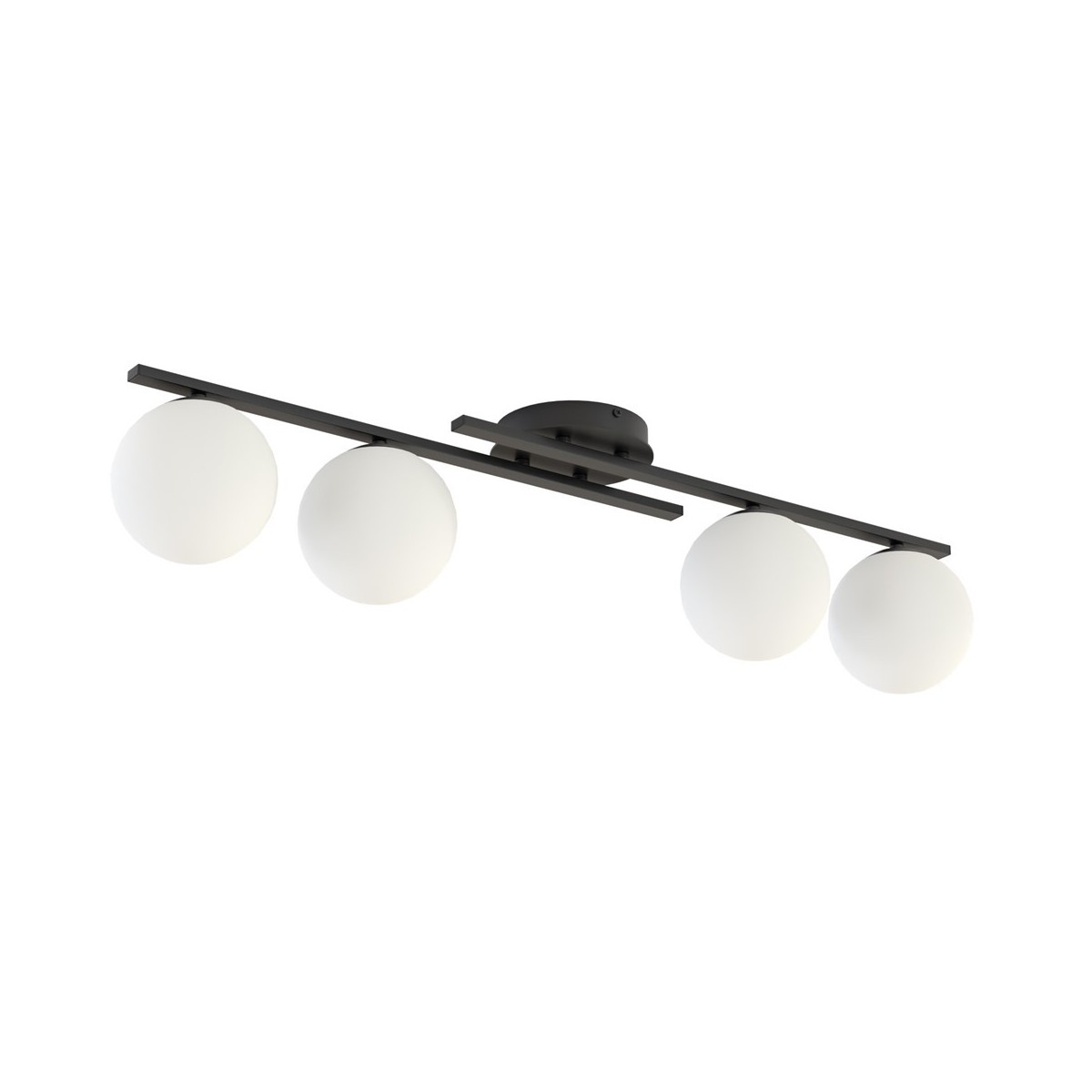 Emibig KAIRO 4 BL OPAL EM1446/4 kolor czarny z kategorii lampy wiszące