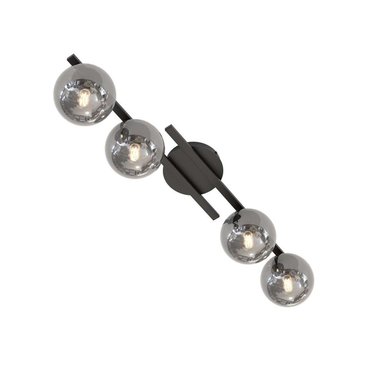 Emibig KAIRO 4 BL GRAFIT EM1447/4 kolor czarny z kategorii lampy wiszące