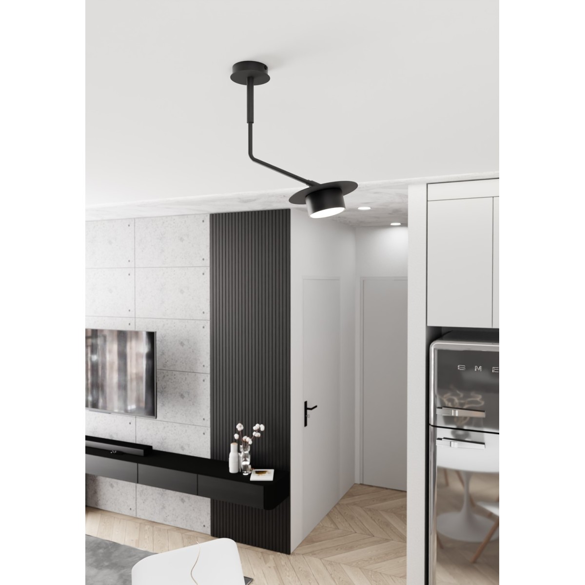 Emibig MIZU 1 BL EM1448/1 kolor czarny z kategorii lampy wiszące