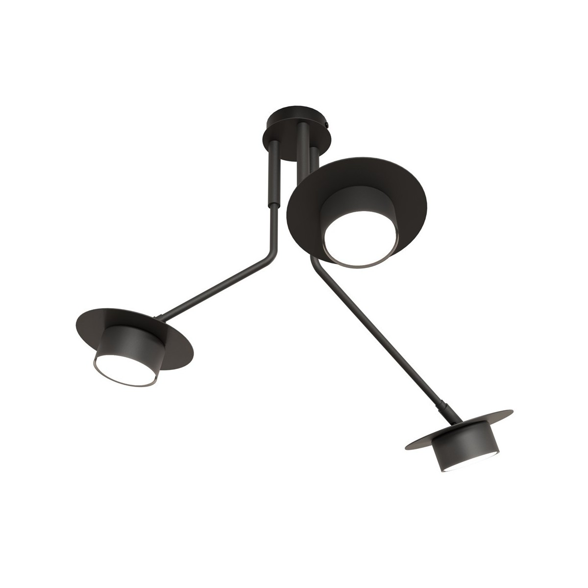 Emibig MIZU 3 BL EM1448/3 kolor czarny z kategorii lampy wiszące