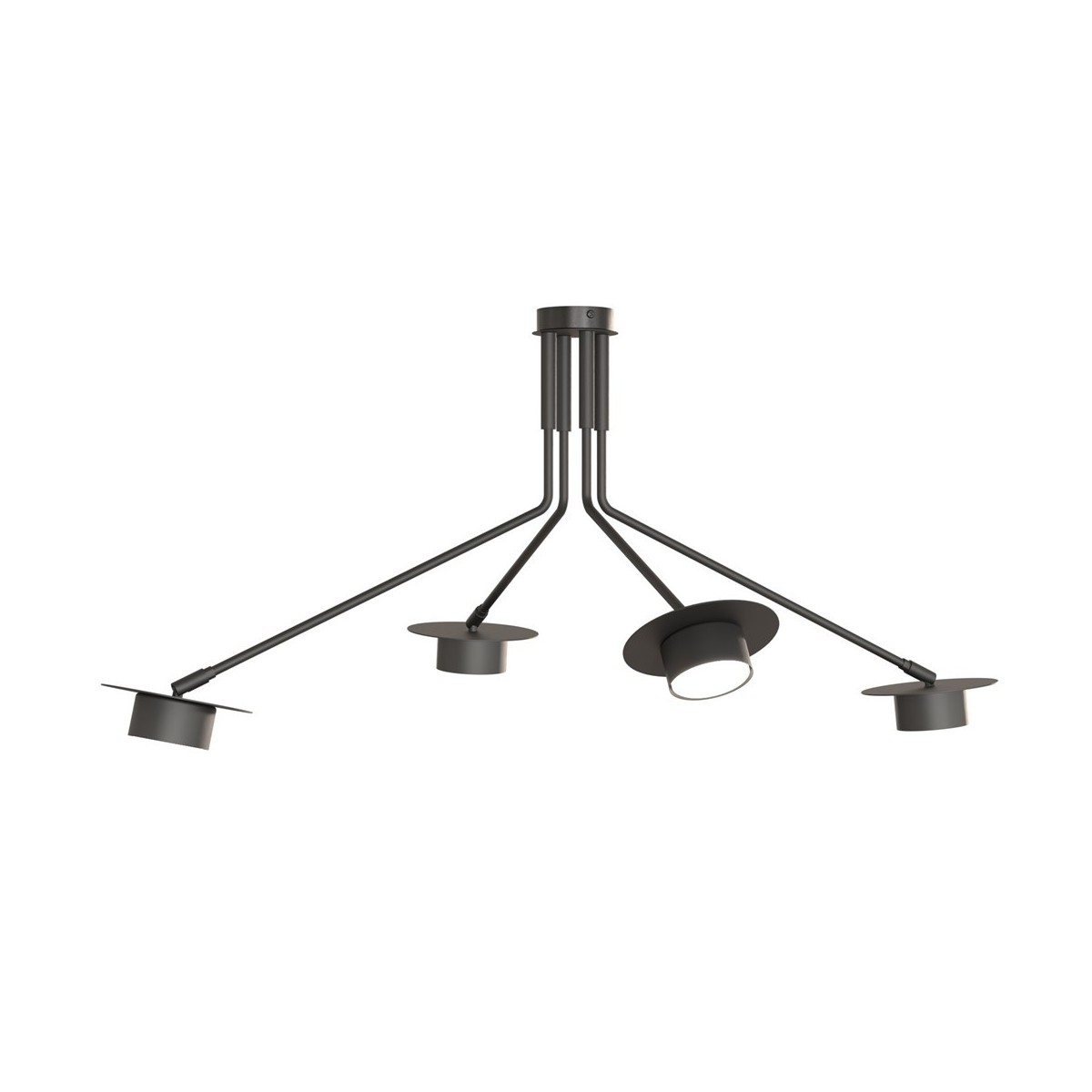 Emibig MIZU 4 BL EM1448/4 kolor czarny z kategorii lampy wiszące