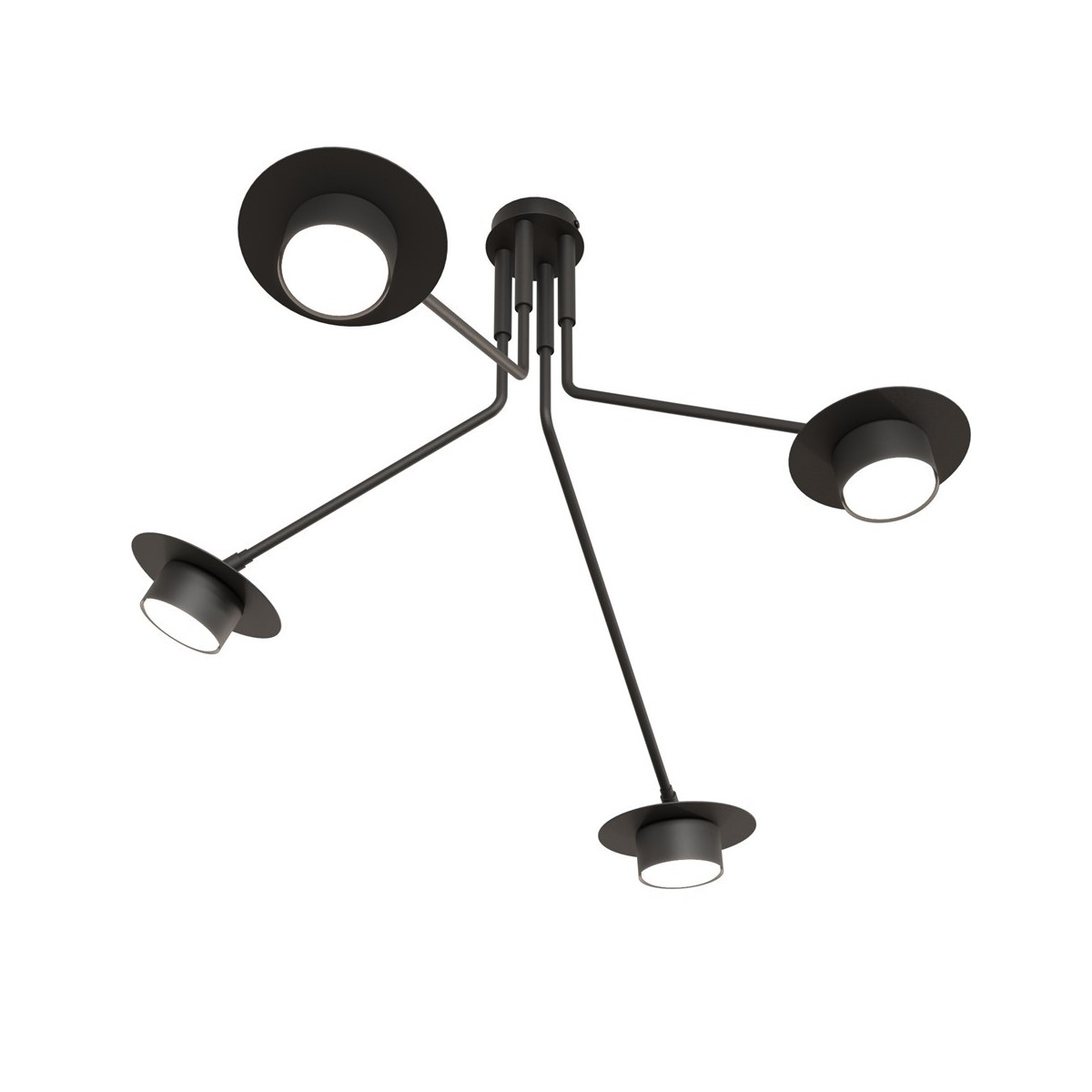 Emibig MIZU 4 BL EM1448/4 kolor czarny z kategorii lampy wiszące