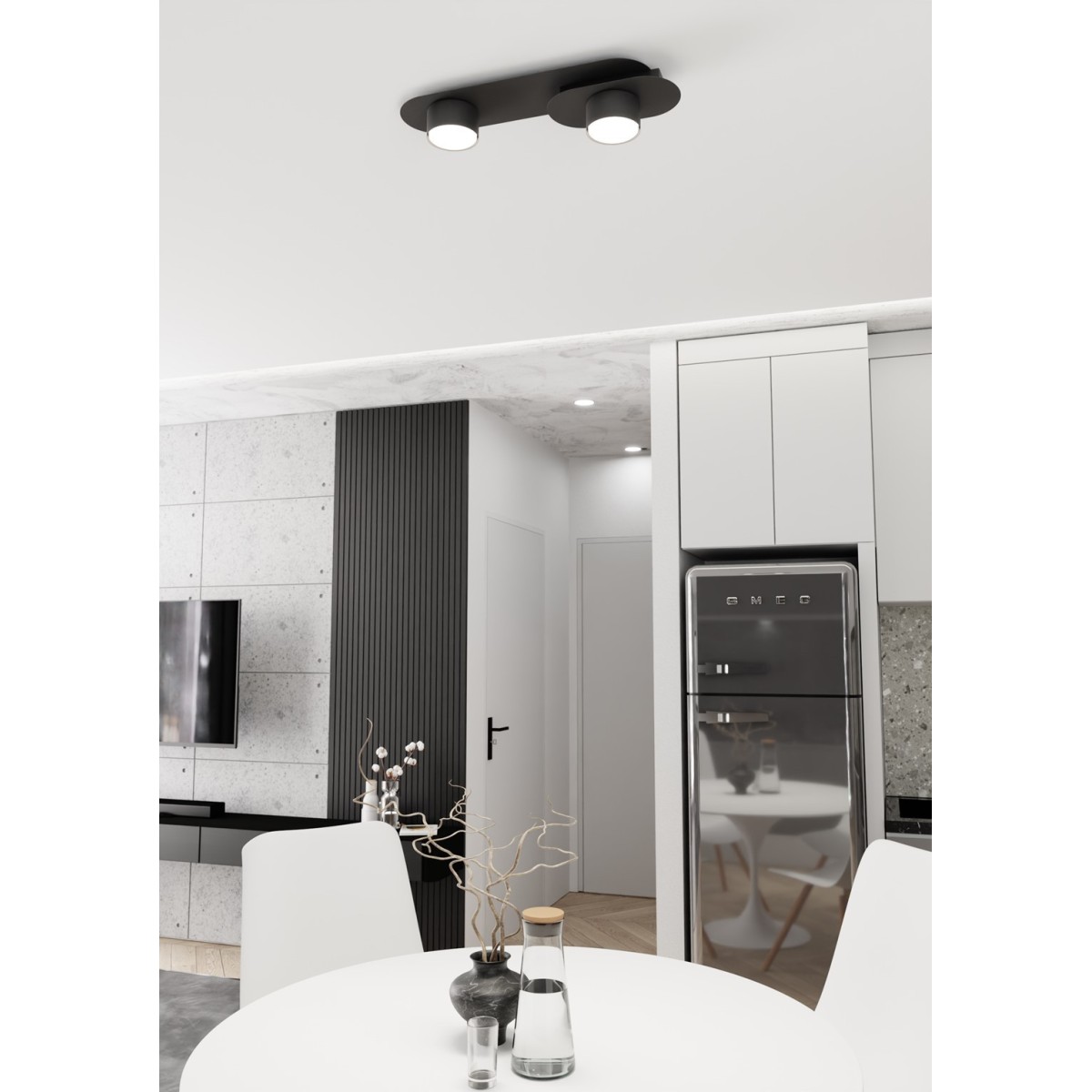 Emibig STILO 2 BL EM1449/2 kolor czarny z kategorii lampy wiszące