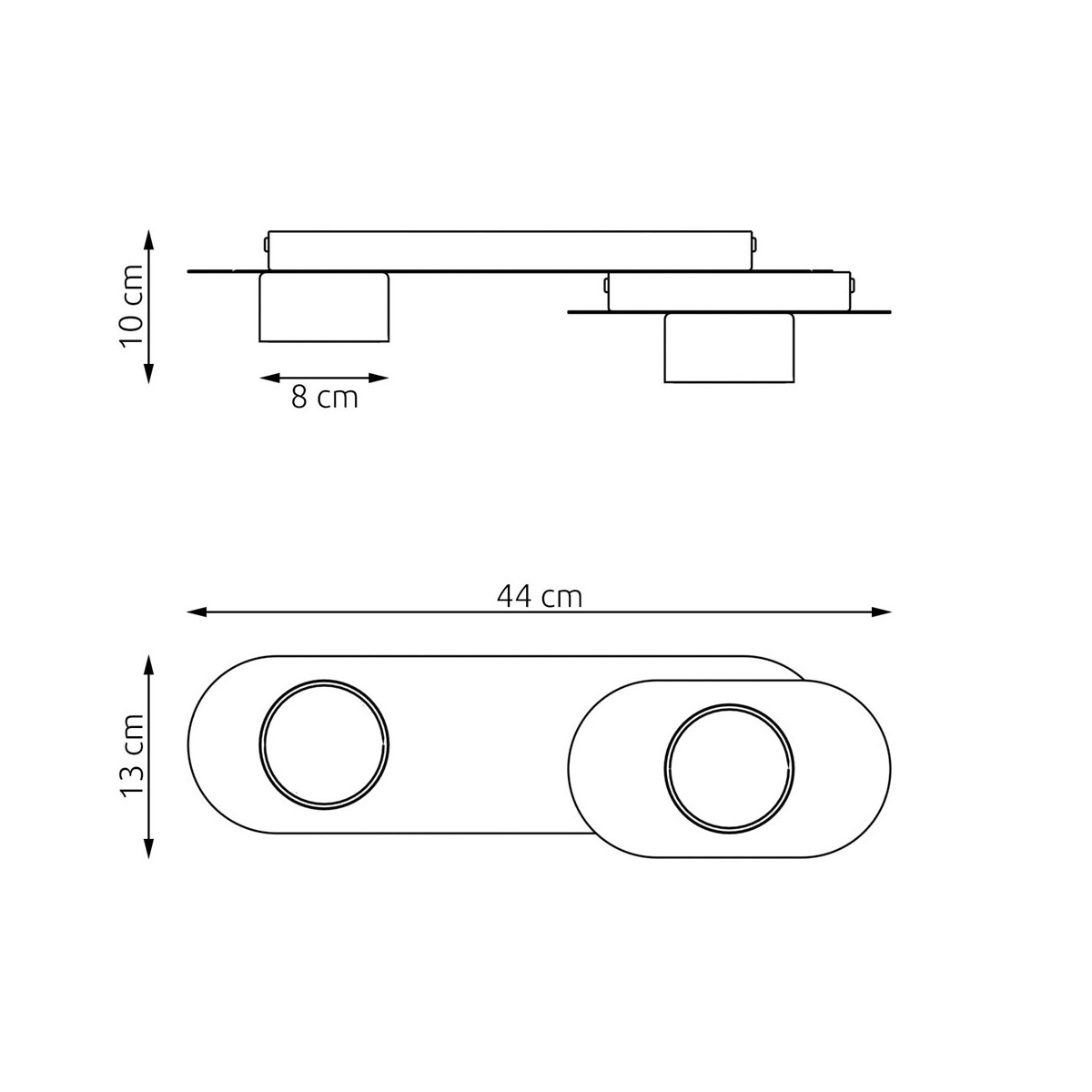 Emibig STILO 2 BL EM1449/2 kolor czarny z kategorii lampy wiszące