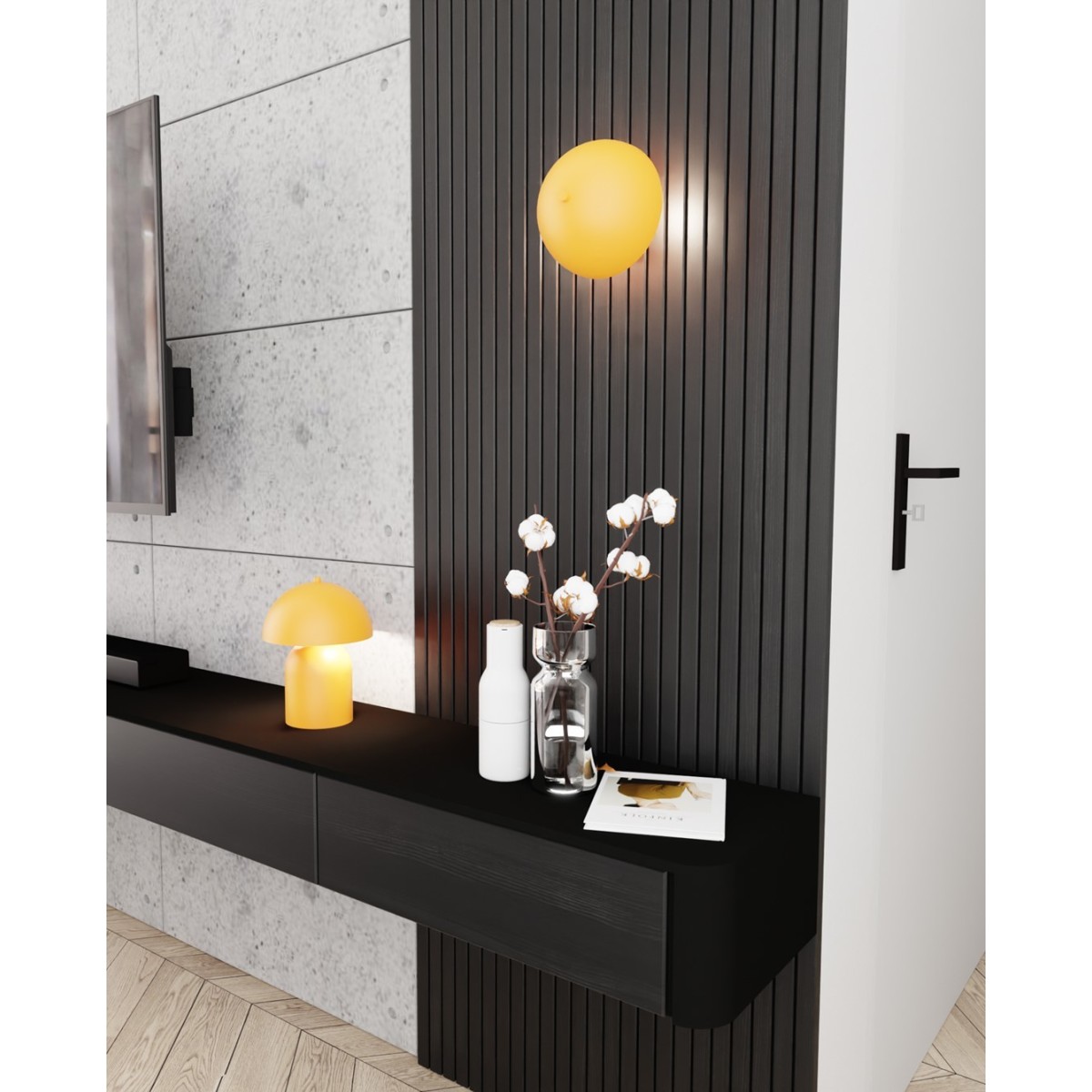 Emibig MUSH LN2 OR EM1452/LN2 kolor pomarańczowy z kategorii lampki biurkowe