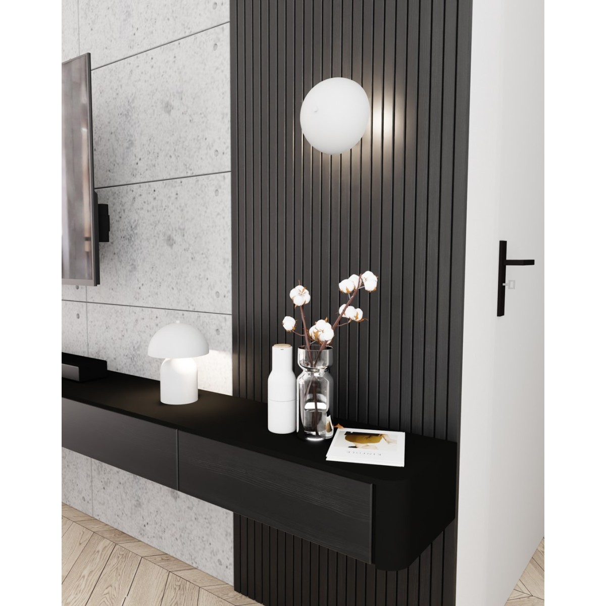 Emibig MUSH LN2 WH EM1453/LN2 kolor biały z kategorii lampki biurkowe